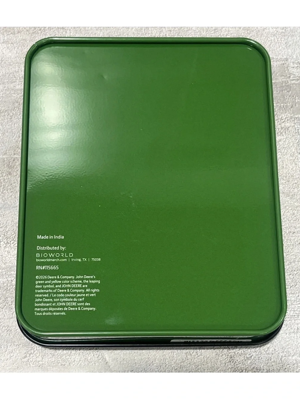 John Deere compact leather